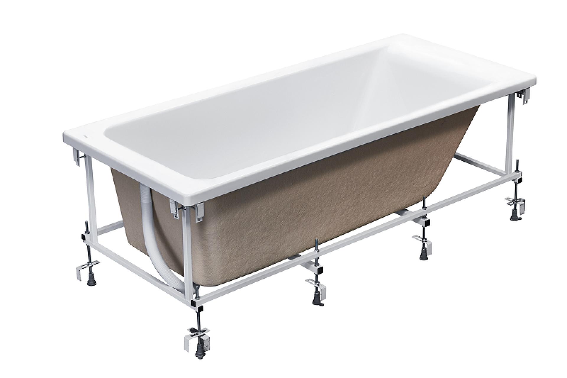 Фото: Монтажный набор для ванны Roca Easy 180х80 25P028000, серый Roca в каталоге