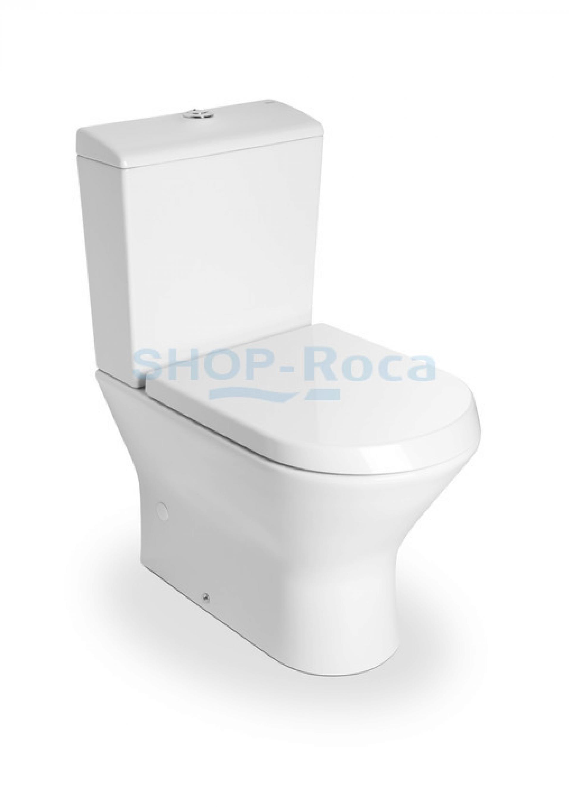 Фото: Крышка-сиденье для унитаза Roca Nexo 80164A004 микролифт Roca в каталоге