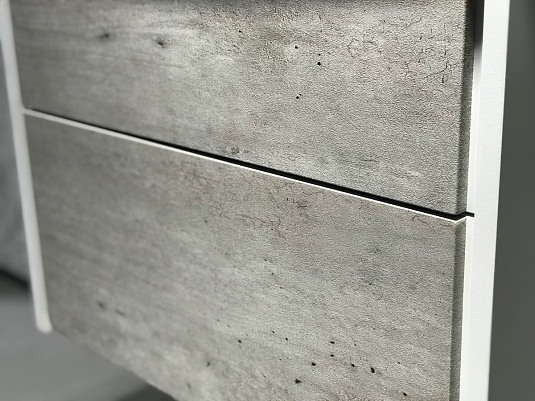 Фото: Комплект мебели 80 см Roca Ronda бетон, белый глянец Roca в каталоге
