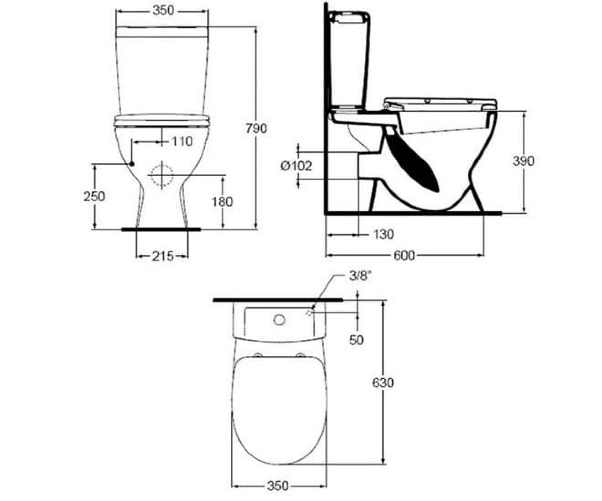 Фото: Унитаз-компакт Ideal Standard Eurovit plus V337101 с микролифтом Roca в каталоге