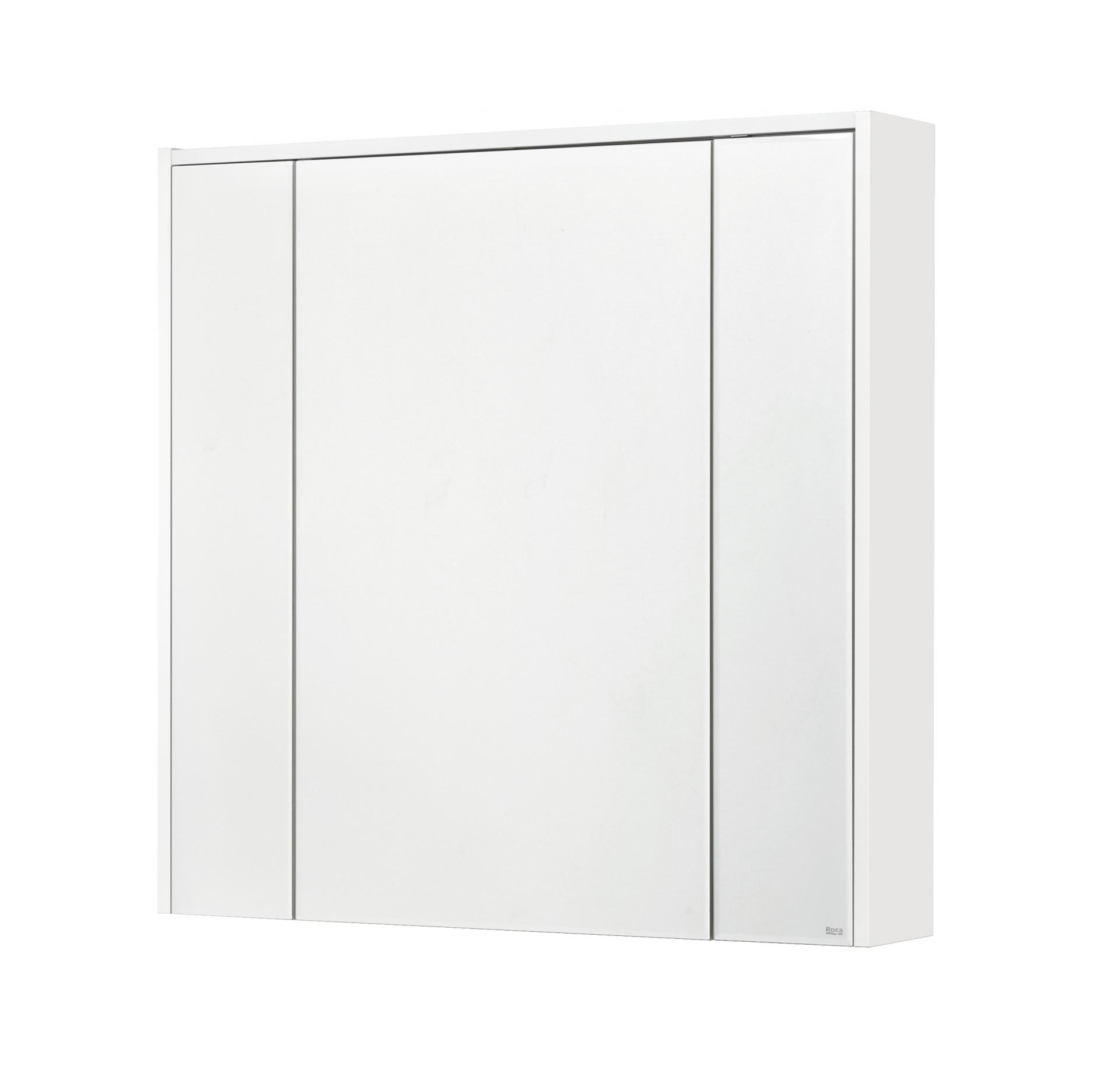 Зеркало-шкаф 80 см Roca Ronda ZRU9303009 бетон/белый матовый
