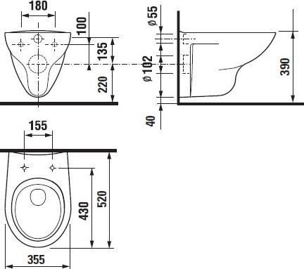 Фото: Комплект инсталляции Geberit Duofix UP320 111.300.00.5 с подвесным унитазом Roca Mateo 7346200000 + крышка-сиденье с микролифтом ZRU9302822 Roca в каталоге