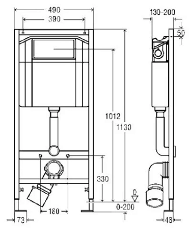 Фото: Инсталляция Viega 673192, с унитазом Roca Meridian-N Compact 346248000, сиденье микролифт, комплект Roca в каталоге