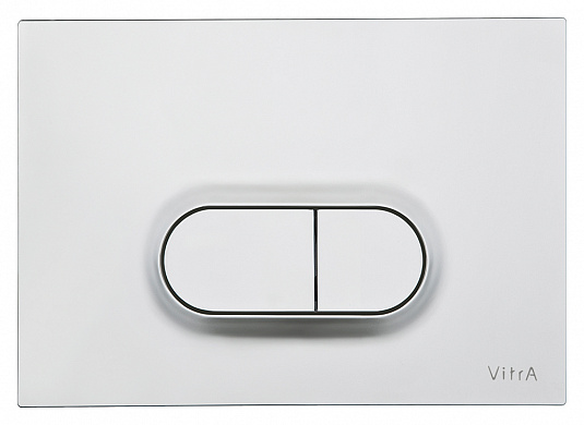 Фото: Комплект VitrA Normus 9773B003-7203 кнопка матовый хром Roca в каталоге