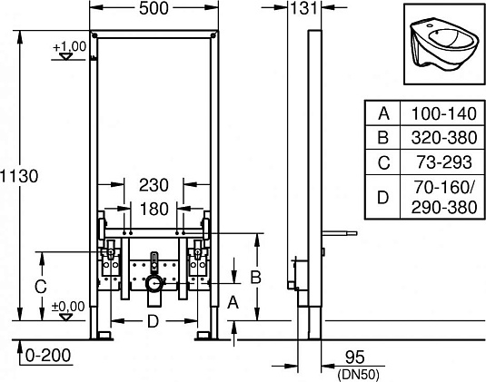 Фото: Комплект Подвесное биде Roca Gap 357475000 + Система инсталляции для биде Grohe Rapid SL 38553001 + Крышка для биде Roca Gap 806472004 с микролифтом Roca в каталоге