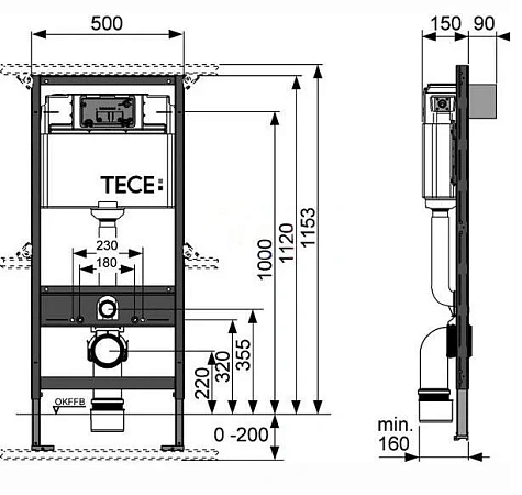 Фото: Инсталляция Tece с унитазом Roca Hall 346627000, сиденье микролифт, комплект  K440920/7.3466.2.700.0/7.8016.2.200.4 Roca в каталоге